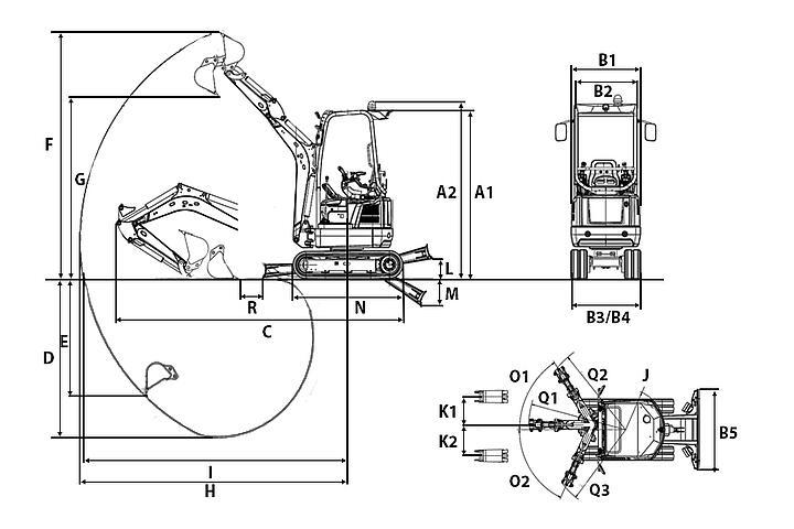 Dimension table EZ17e