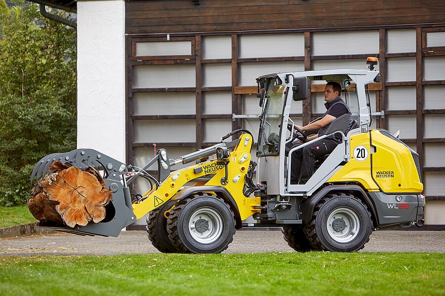 Wacker Neuson attachment, Power grab bucket small