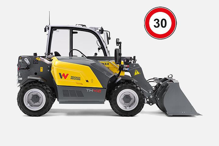 Wacker Neuson telehandler TH522, speed 30 km/h