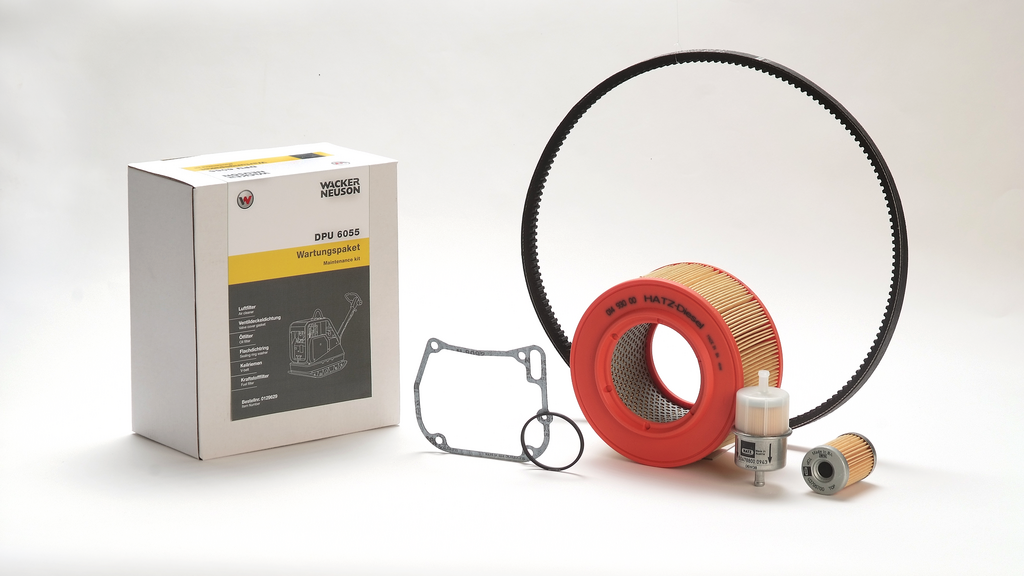 Wartungspaket mit Wacker-Neuson-Ersatzteilen