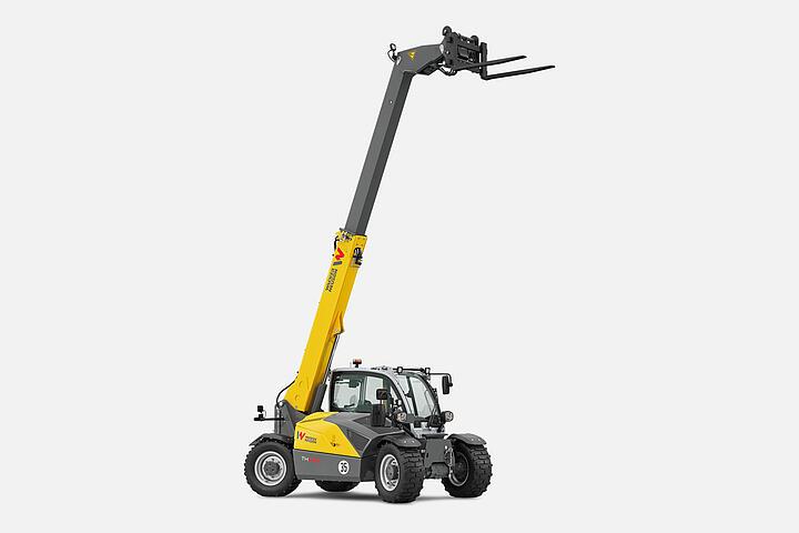 Wacker Neuson telehandler TH625 in studio, telescopic boom