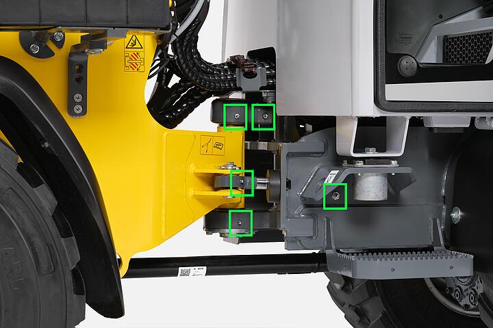 Колесный погрузчик Wacker Neuson WL20-WL110, точки смазки