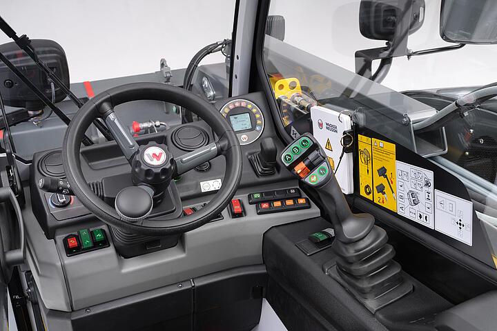 Телескопический погрузчик Wacker Neuson TH412, философия управления