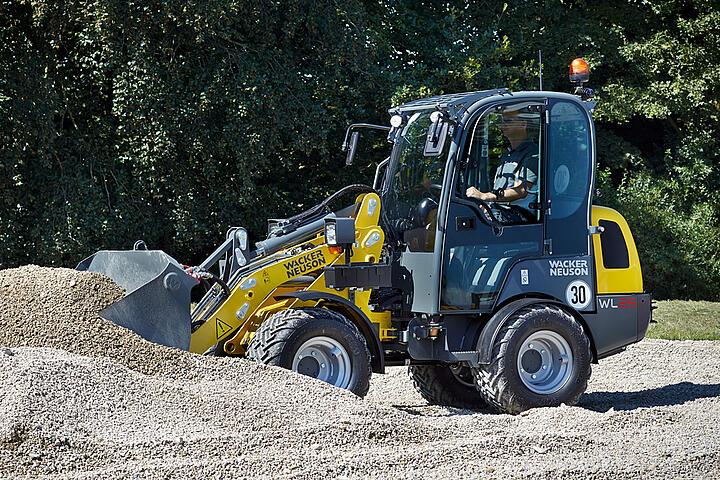 Wacker Neuson wiellader WL25, lage voorwagen