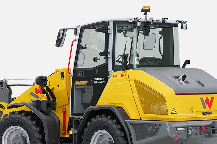 Колесный погрузчик Wacker Neuson WL1150 кабина, студия