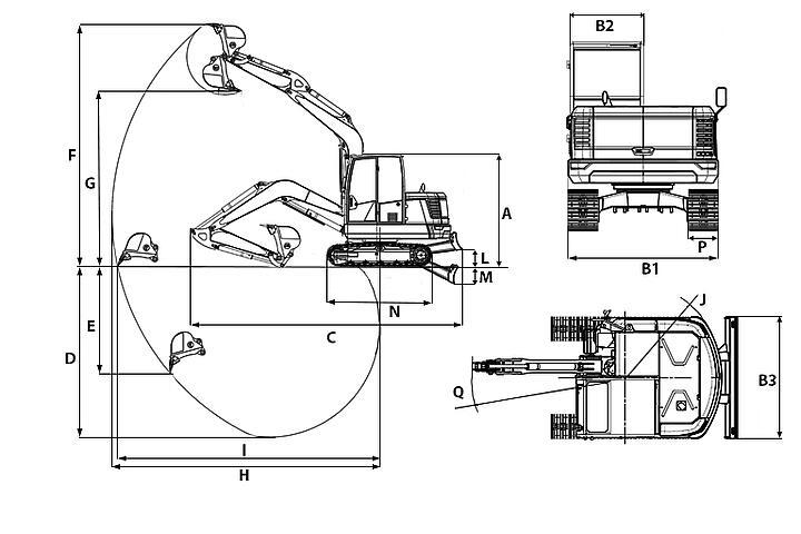 ET60 and ET66 Dimensions