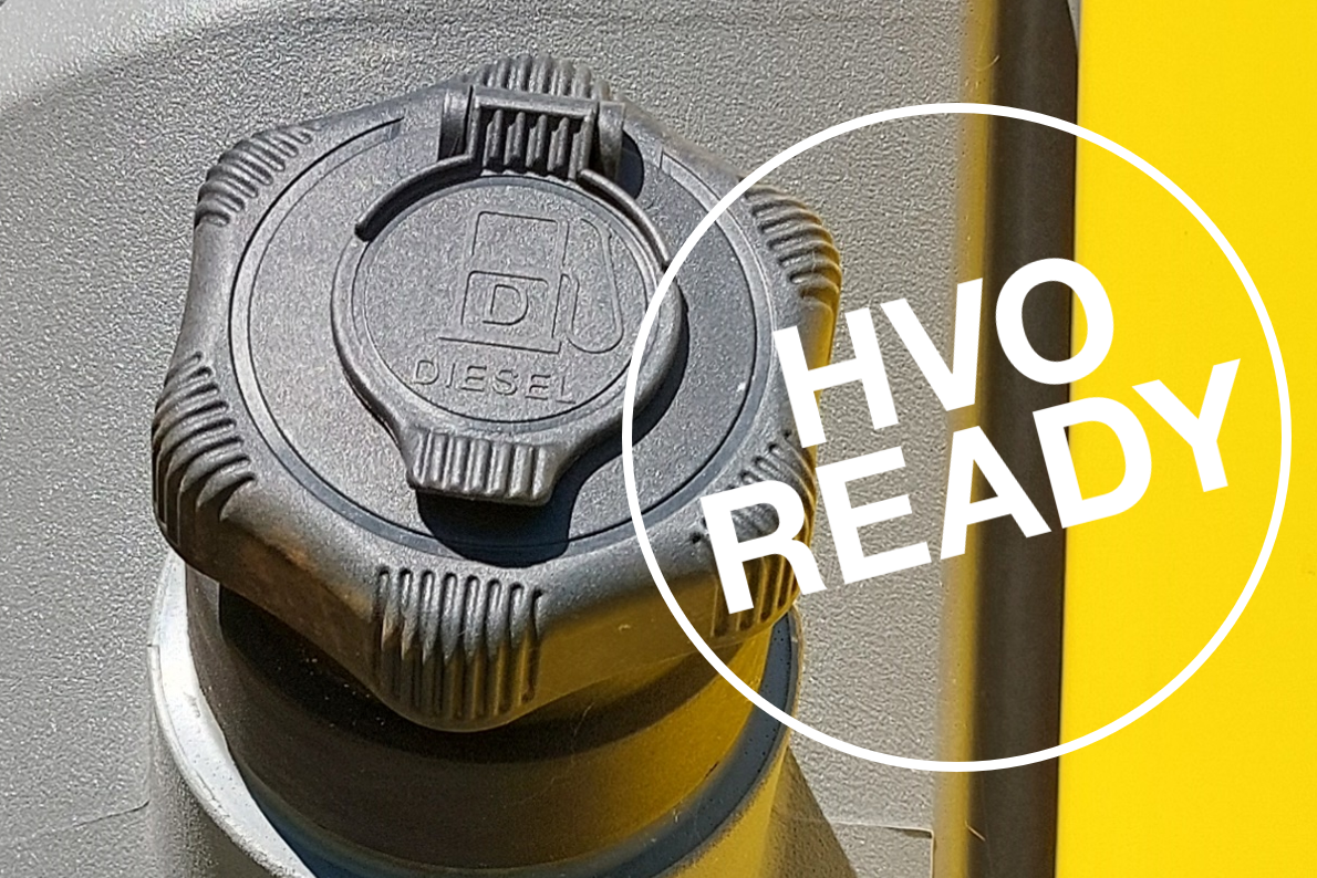 Close-up of a gas cap