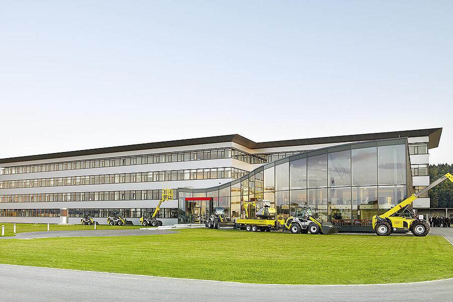 Площадка компании Wacker Neuson в Пфуллендорфе.